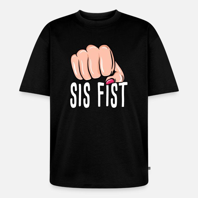 Faust - Schwester Faust - Box - Boxen - Unisex Premium Oversized Bio T-Shirt - Schwarz