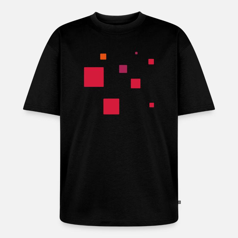 minimal / einfache Form - Unisex Premium Oversized Bio T-Shirt - Schwarz