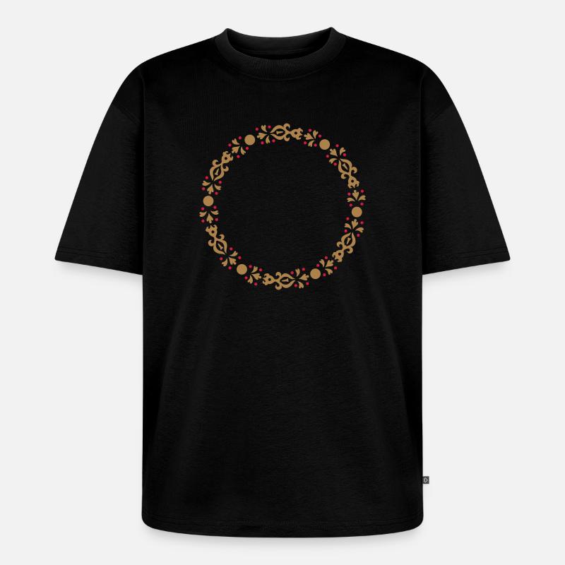 Nummer Eins 1 - Unisex Premium Oversized Bio T-Shirt - Schwarz