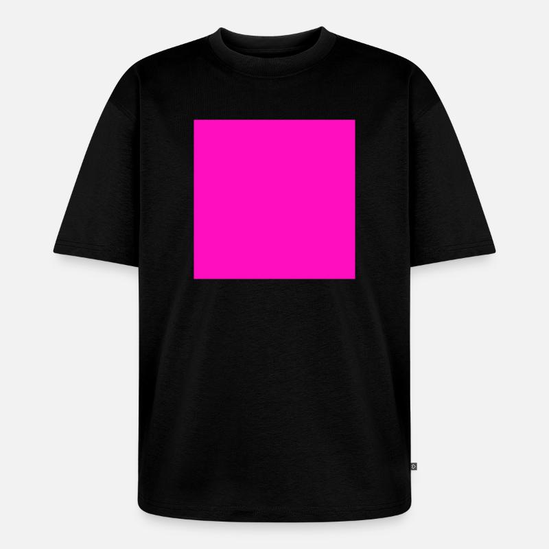 pinker Hintergrund Textur Vorlage personalisieren - Unisex Premium Oversized Bio T-Shirt - Schwarz