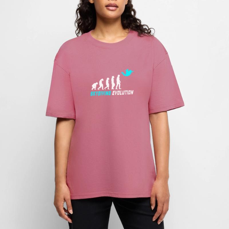 Conception d'évolution de parachute / idée cadeau T-shirt Premium bio oversize Unisexe