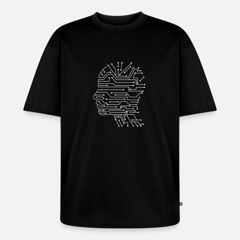 Artificial intelligence - Unisex Premium Oversized Organic T-Shirt - black
