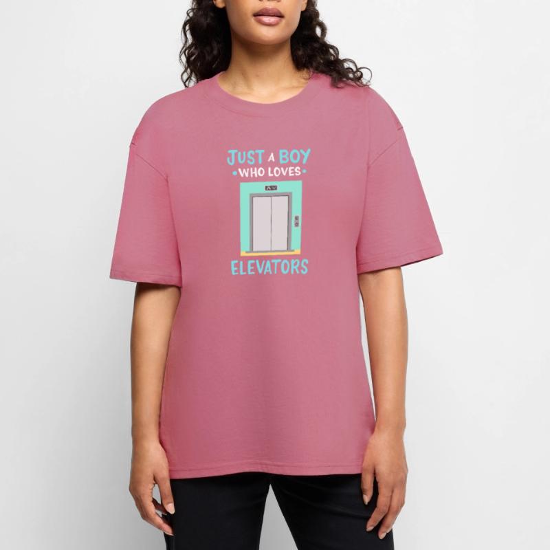 Elevator Elevator Technician Elevator Mechanics Unisex Premium Oversized Organic T-Shirt