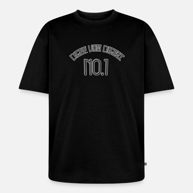 Depp du service n° 1 - T-shirt Premium bio oversize Unisexe - noir