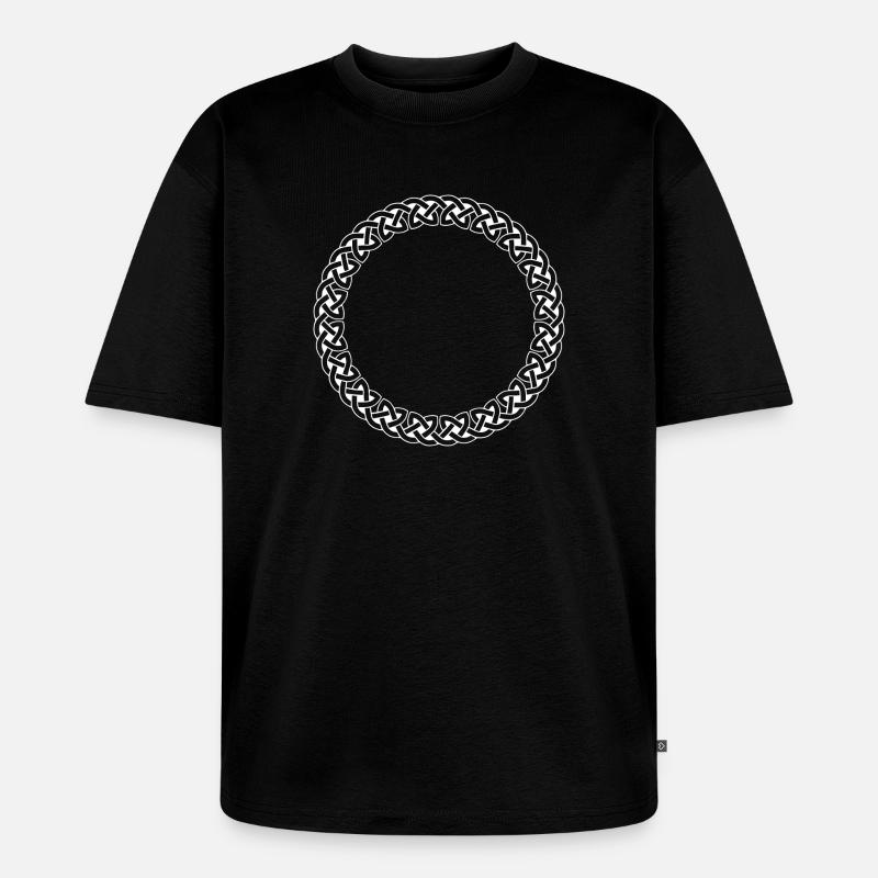 Celtic Knot - Unisex Premium Oversized Bio T-Shirt - Schwarz