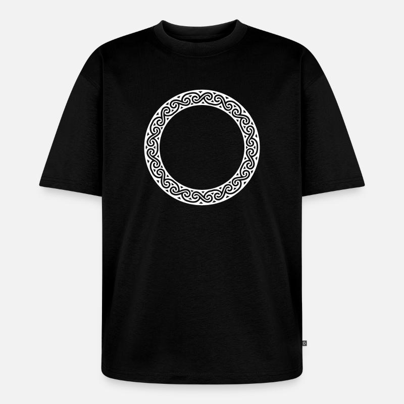 Celtic Knot - Unisex Premium Oversized Bio T-Shirt - Schwarz