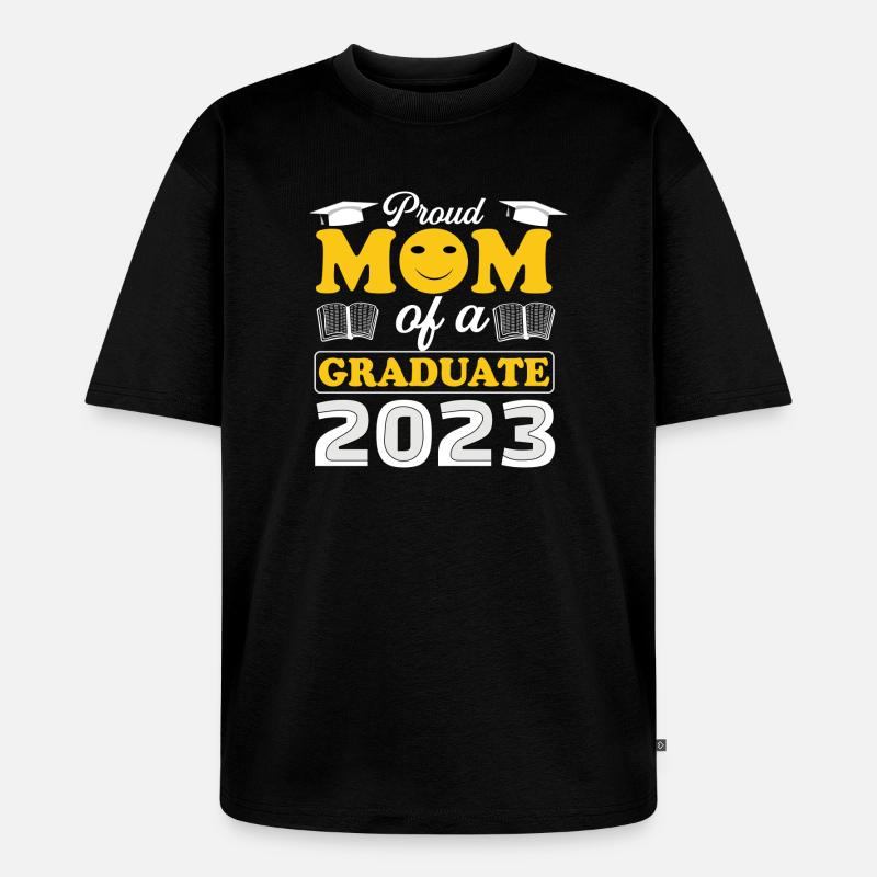 Pride Mama Absolvent 2023 - Unisex Premium Oversized Bio T-Shirt - Schwarz
