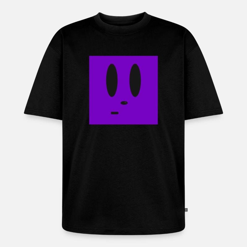 Situation sous-optimale expression faciale - T-shirt Premium bio oversize Unisexe - noir