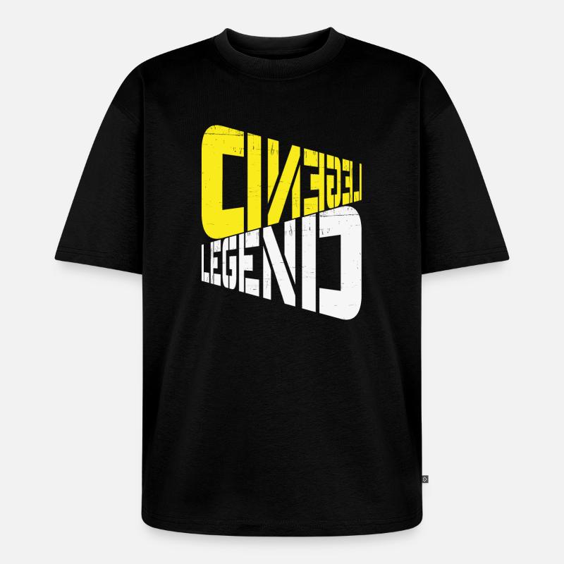 LEGENDE - Unisex Premium Oversized Bio T-Shirt - Schwarz