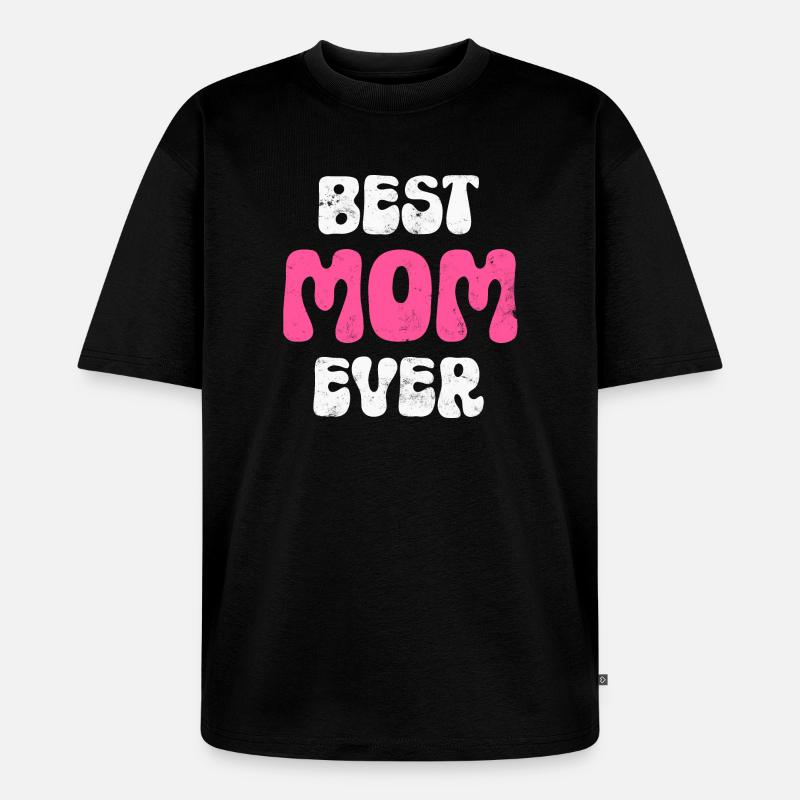 Mutter Mama - Unisex Premium Oversized Bio T-Shirt - Schwarz