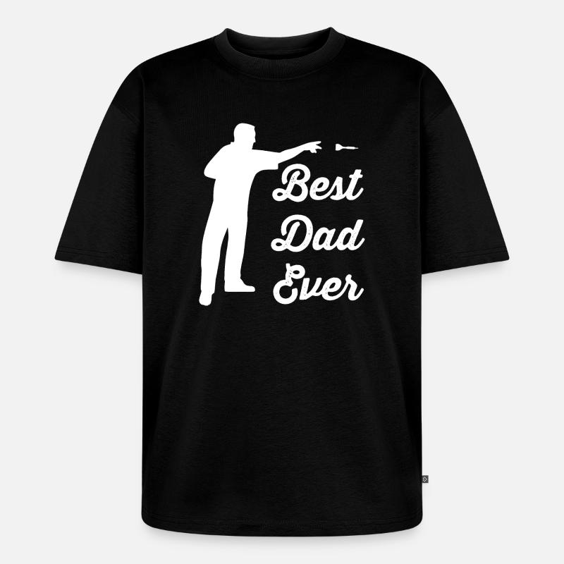 Pfeil - Unisex Premium Oversized Bio T-Shirt - Schwarz