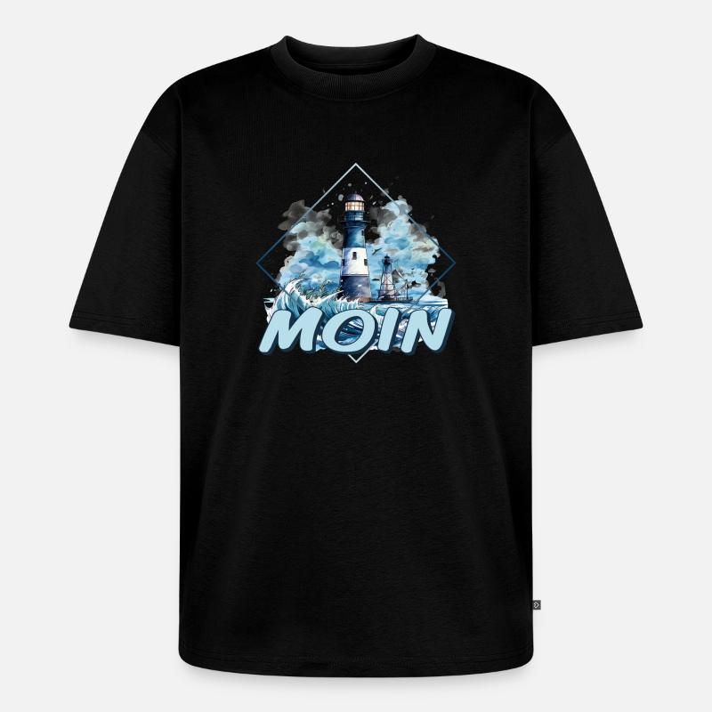 Moin - Unisex Premium Oversized Bio T-Shirt - Schwarz