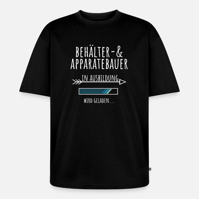 Behälter und Apparatebauer Ausbildung Beruf - Unisex Premium Oversized Bio T-Shirt - Schwarz