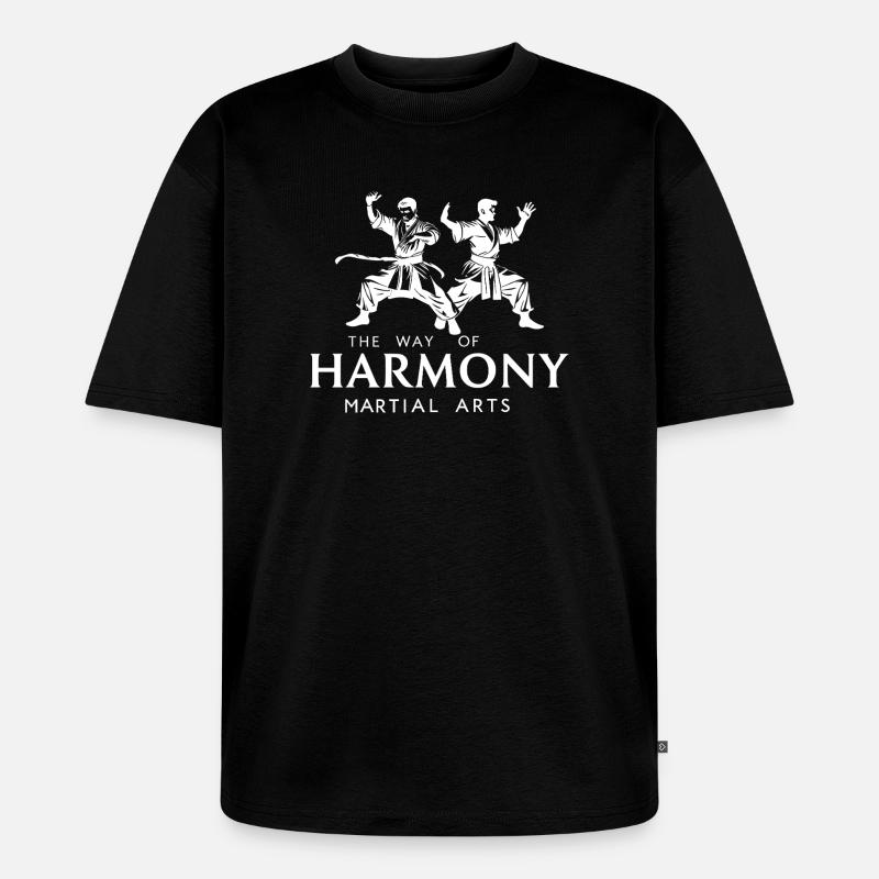 Kampfkunst - Unisex Premium Oversized Bio T-Shirt - Schwarz