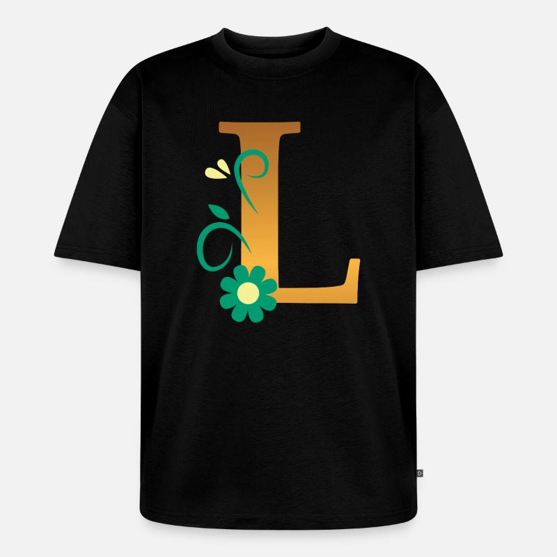 L - Unisex Premium Oversized Organic T-Shirt - black