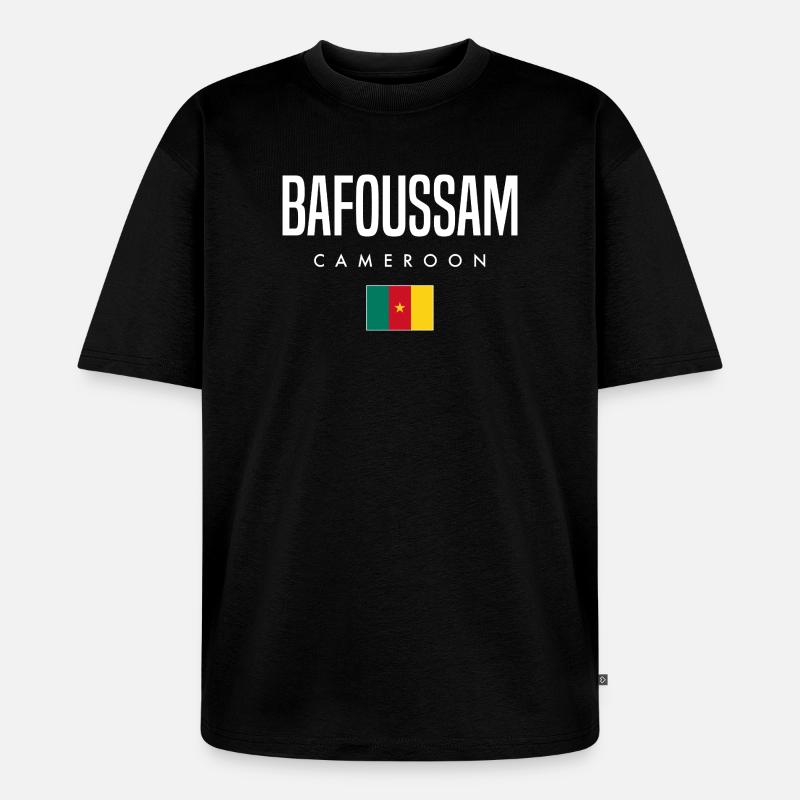 Bafoussam Kamerun Kameruner - Unisex Premium Oversized Bio T-Shirt - Schwarz
