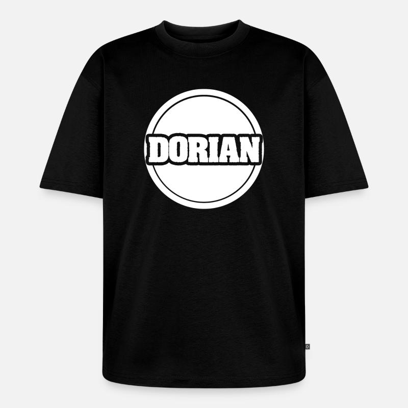 Dorian - Unisex Premium Oversized Bio T-Shirt - Schwarz