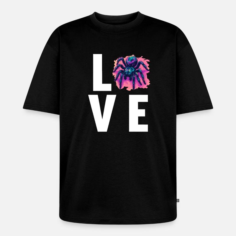 Taranteln Tarantel - Unisex Premium Oversized Bio T-Shirt - Schwarz