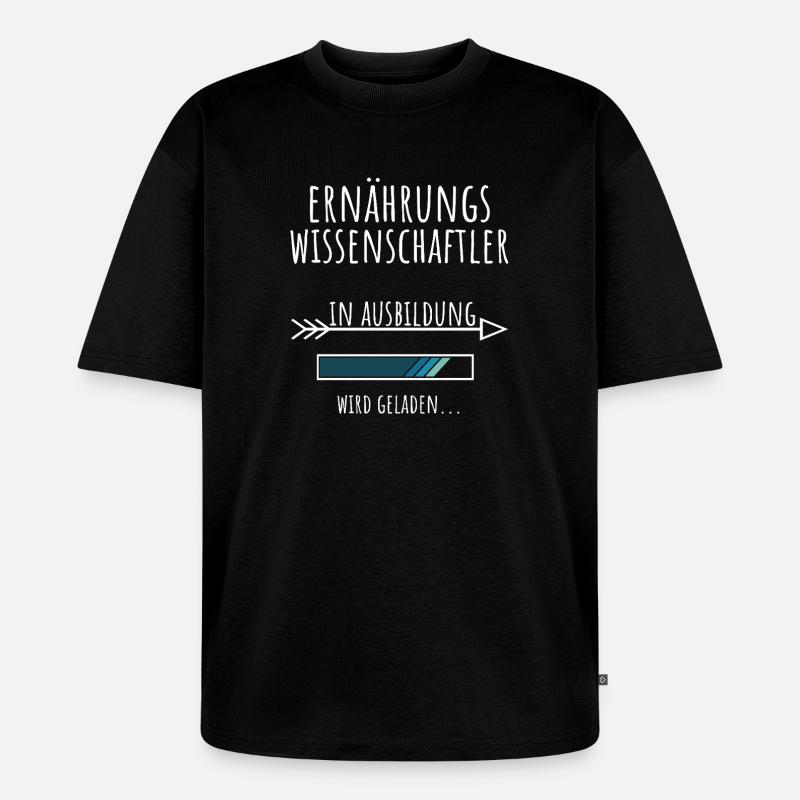 Ernährungswissenschaft Studium Beruf Ausbildung - Unisex Premium Oversized Bio T-Shirt - Schwarz
