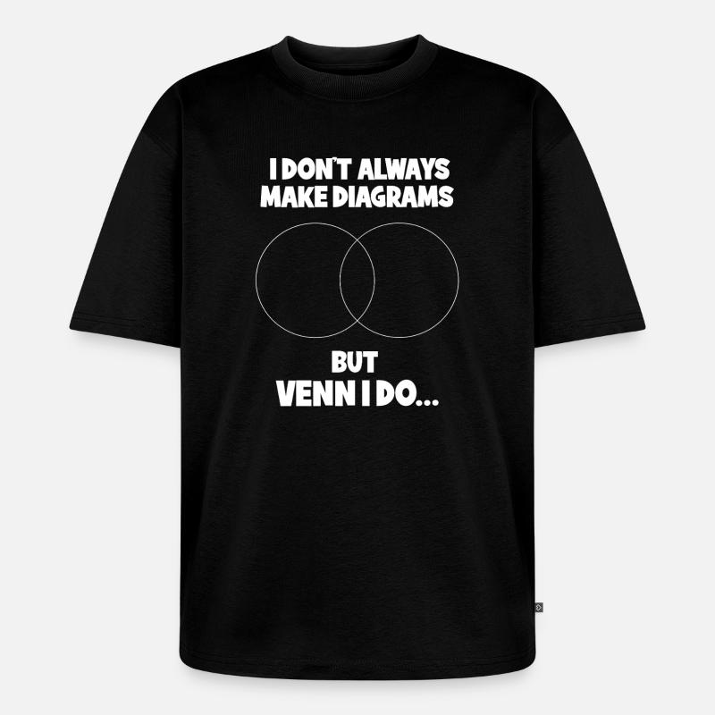 Math Math Math Teacher Mathematician - Unisex Premium Oversized Organic T-Shirt - black