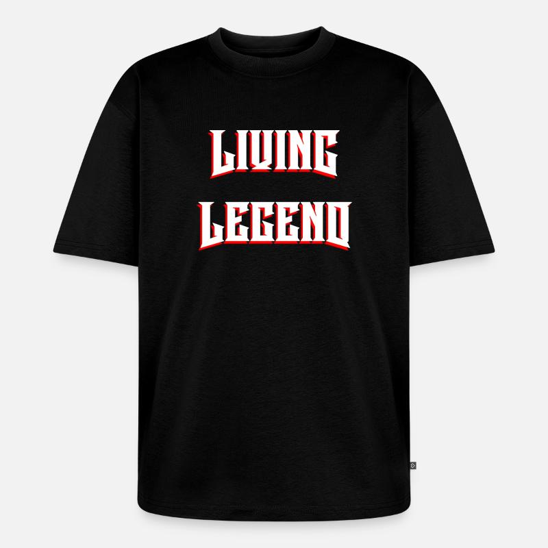 Living Legend - Unisex Premium Oversized Organic T-Shirt - black