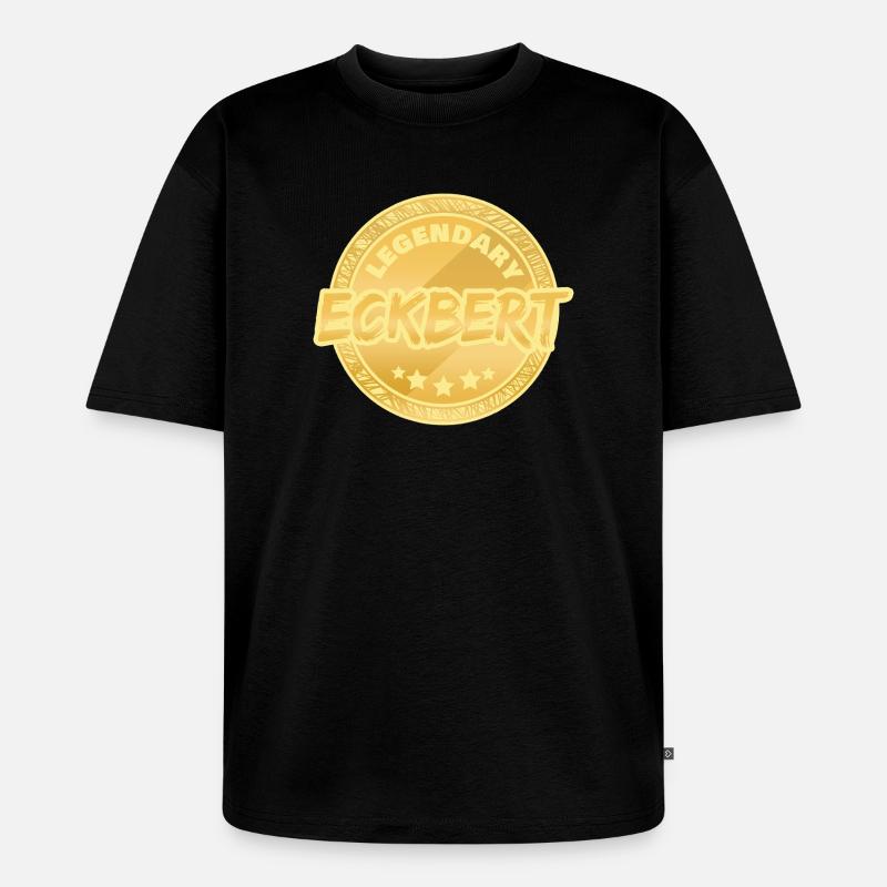 Eckbert - Unisex Premium Oversized Organic T-Shirt - black