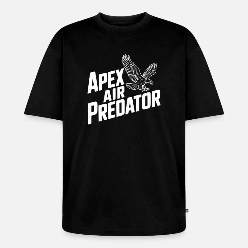 Apex Air Predator - T-shirt Premium bio oversize Unisexe - noir