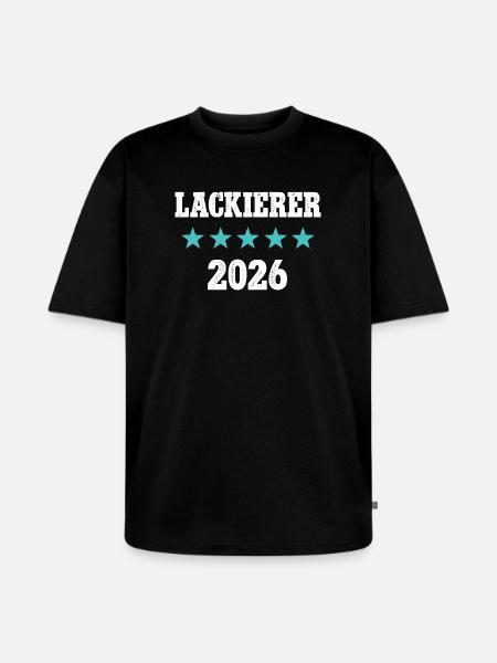 Painter 2026 Apprenticeship Examination Master Trainee - Unisex Premium Oversized Organic T-Shirt - black