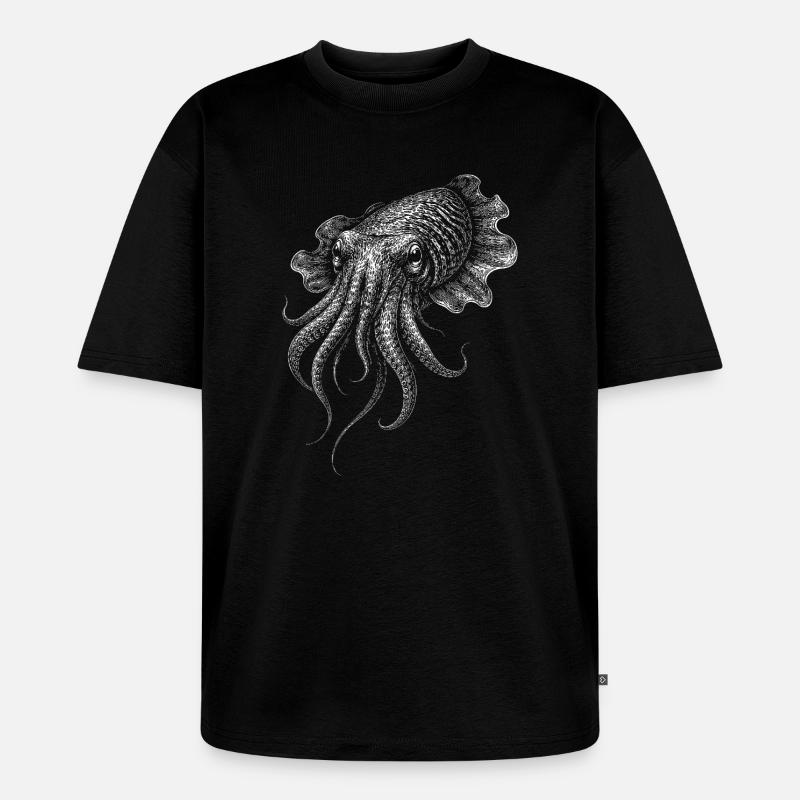  Sepia - Unisex Premium Oversized Bio T-Shirt - Schwarz