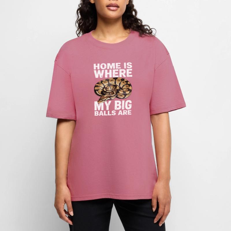 Python roi Serpents Amateurs de terrarium Python T-shirt Premium bio oversize Unisexe