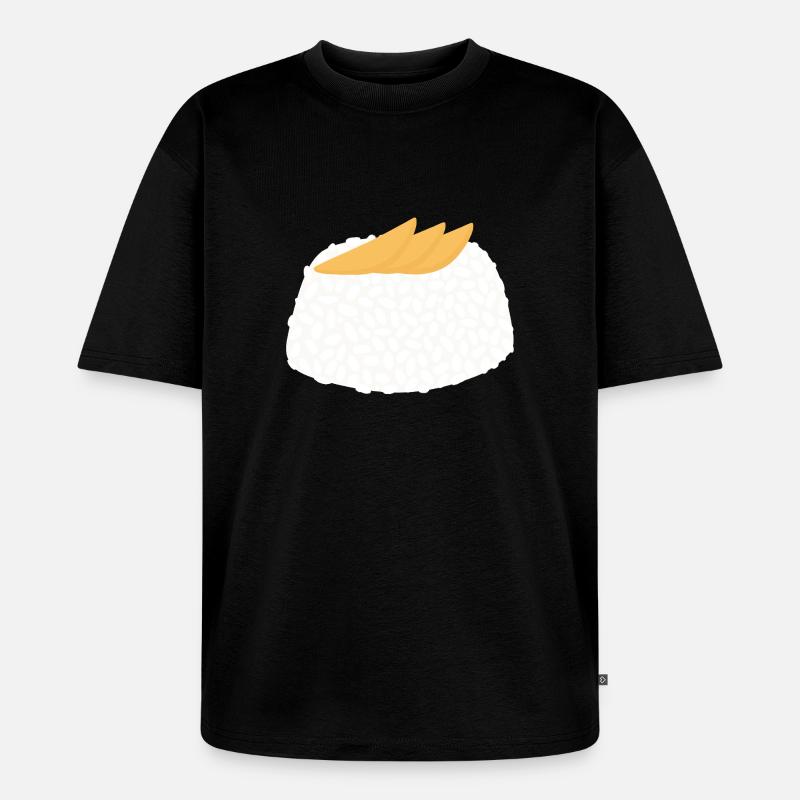 Mango-Klebreis - Unisex Premium Oversized Bio T-Shirt - Schwarz