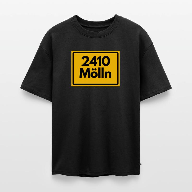 OLD POSTCODE ZIP CODE 2410 MÖLLN TIL EULENSPIEGEL Unisex Premium Oversized Organic T-Shirt