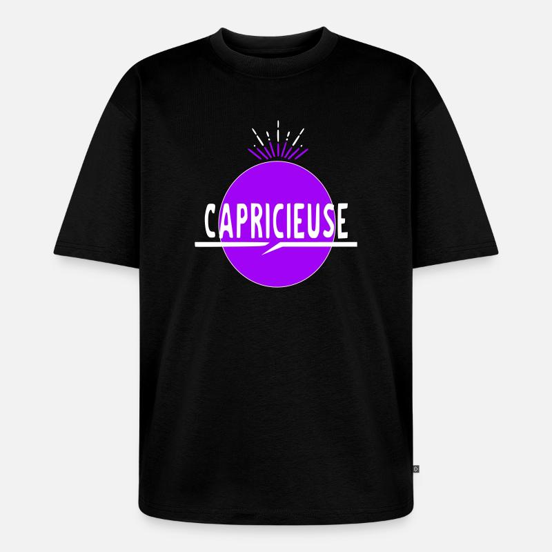 Launisch - Unisex Premium Oversized Bio T-Shirt - Schwarz