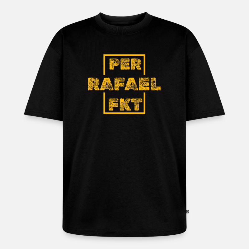 Rafael - Unisex Premium Oversized Bio T-Shirt - Schwarz