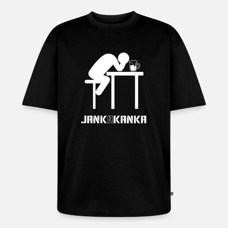 JANKA A KANKA - Unisex Premium Oversized Bio T-Shirt - Schwarz