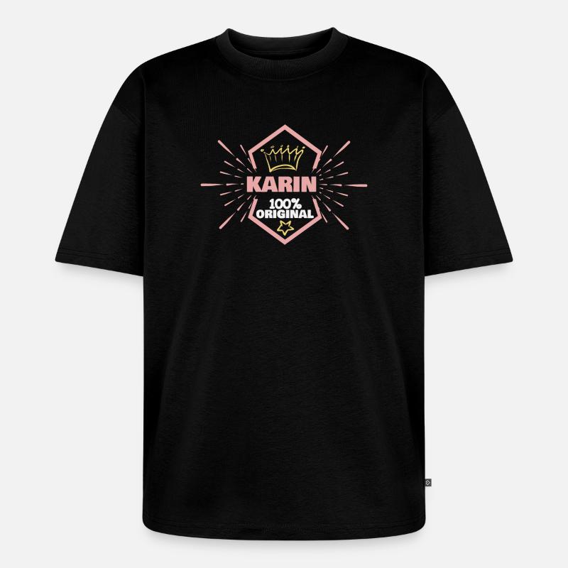 Original Karin - Unisex Premium Oversized Organic T-Shirt - black