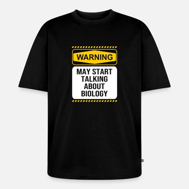 Molécule formule structurale - T-shirt Premium bio oversize Unisexe - noir