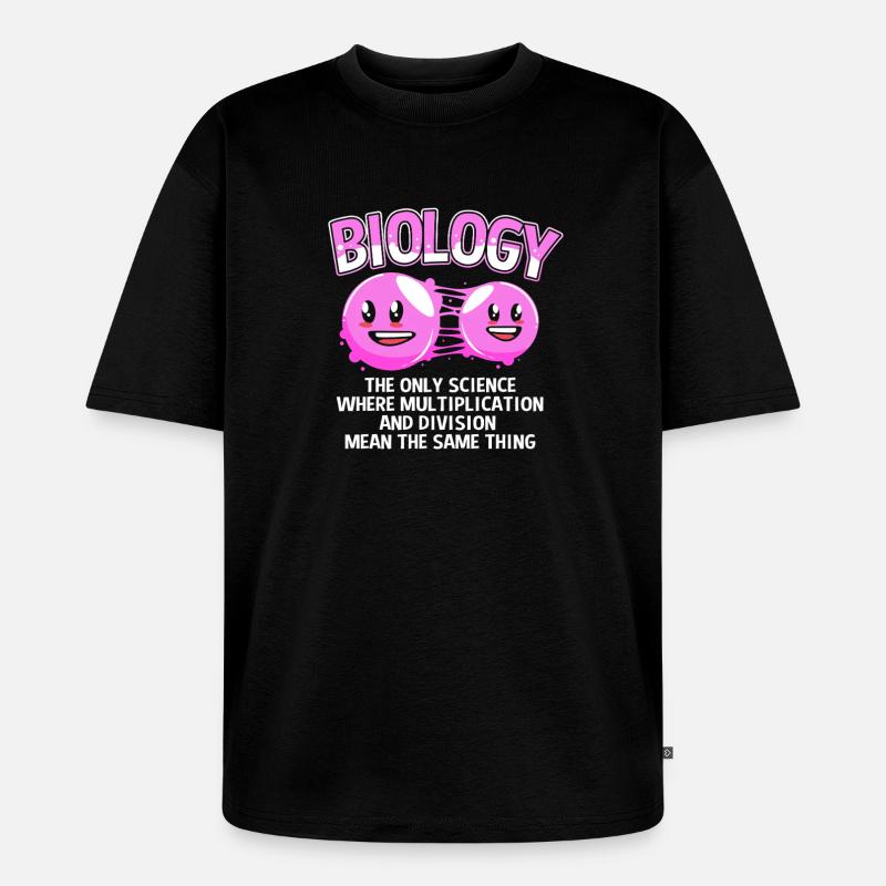 Formule structurale de la molécule - T-shirt Premium bio oversize Unisexe - noir