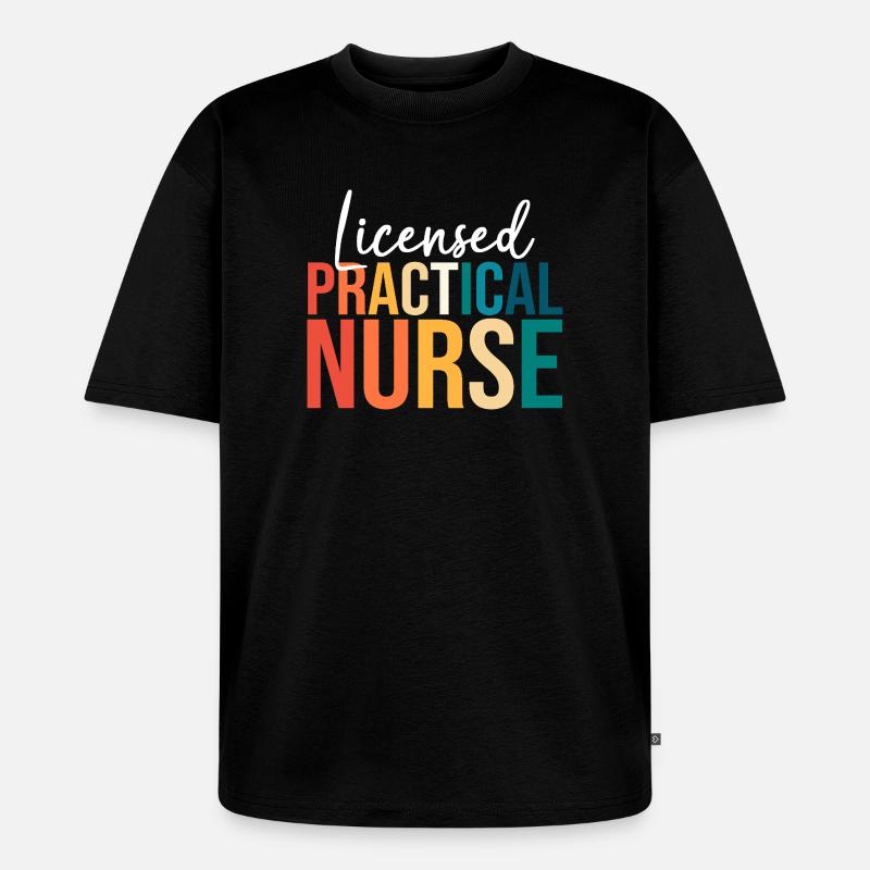 Krankenpfleger Krankenpflegerin Krankenschwester - Unisex Premium Oversized Bio T-Shirt - Schwarz