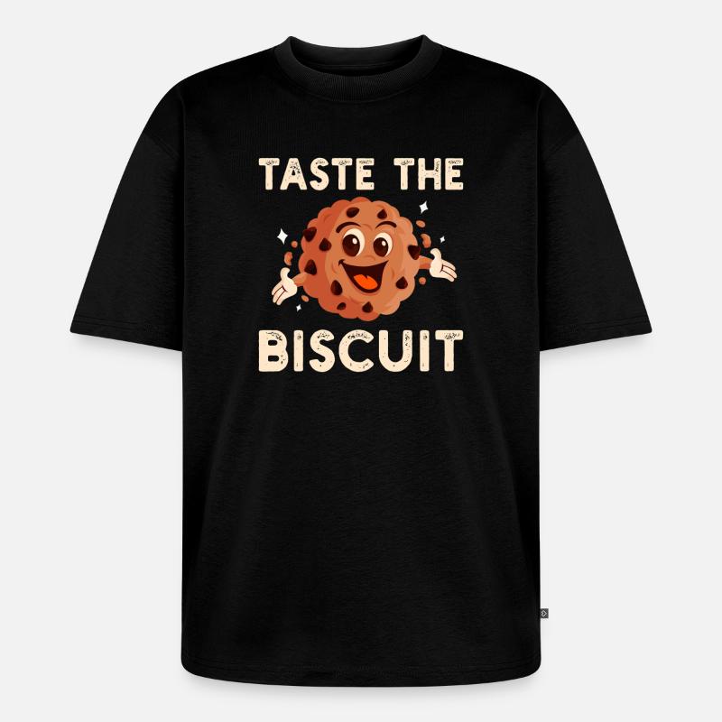 Probier den Biscuit-Buddy - Unisex Premium Oversized Bio T-Shirt - Schwarz