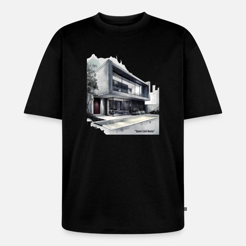 Stone Cold Modern Home - Unisex Premium Oversized Bio T-Shirt - Schwarz