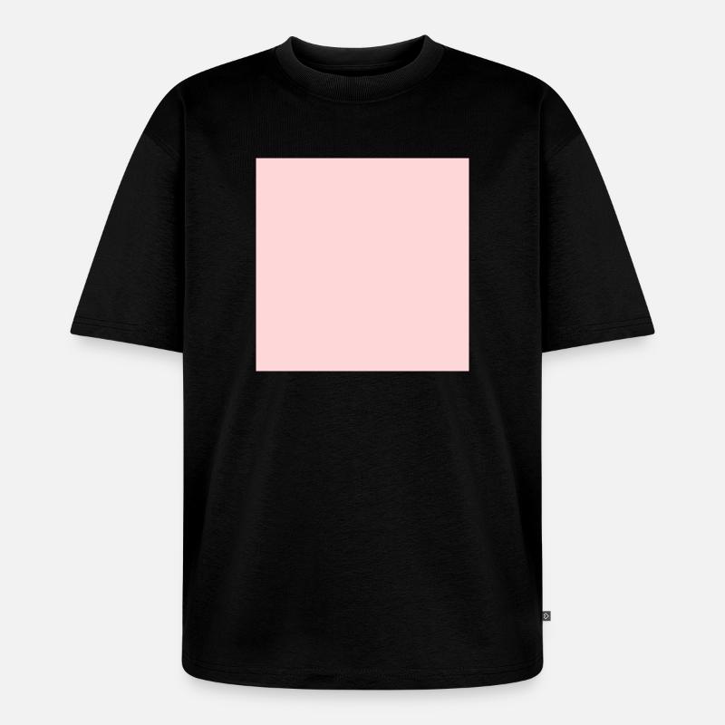 rosa Hintergrund Textur Vorlage personalisieren - Unisex Premium Oversized Bio T-Shirt - Schwarz