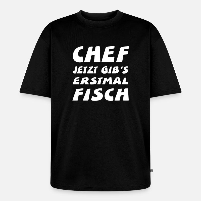 Chef - Unisex Premium Oversized Bio T-Shirt - Schwarz
