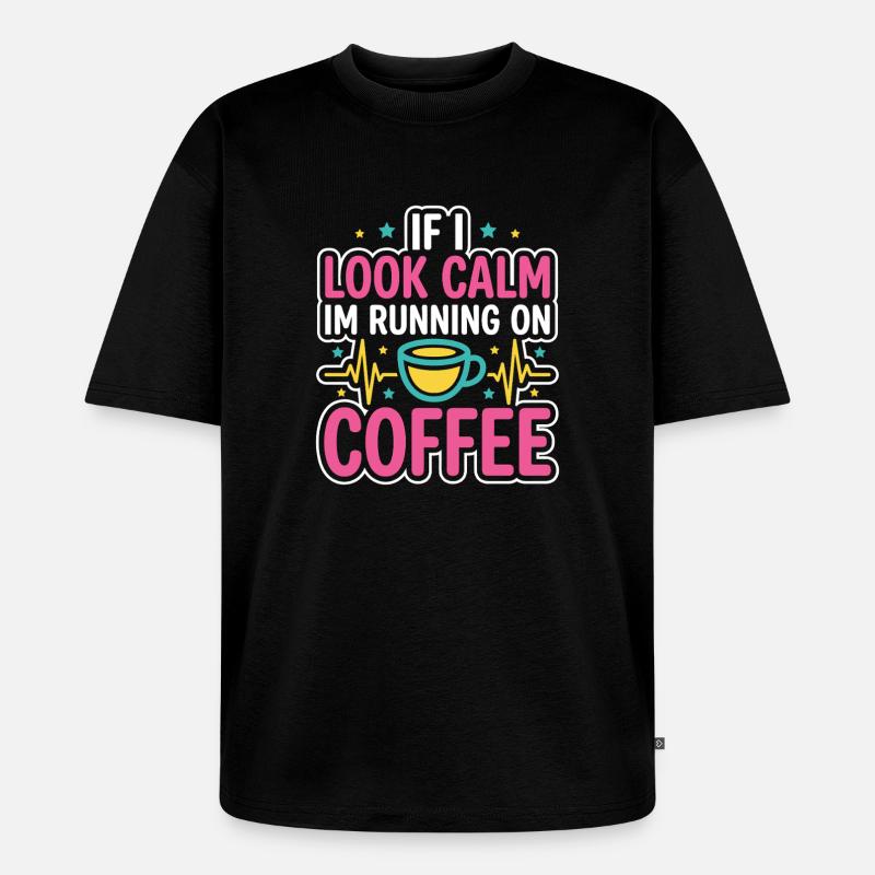 Nachtschicht-krankenschwester, Müde - Unisex Premium Oversized Bio T-Shirt - Schwarz