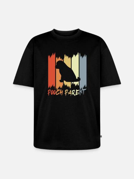 Hundebesitzer - Unisex Premium Oversized Bio T-Shirt - Schwarz