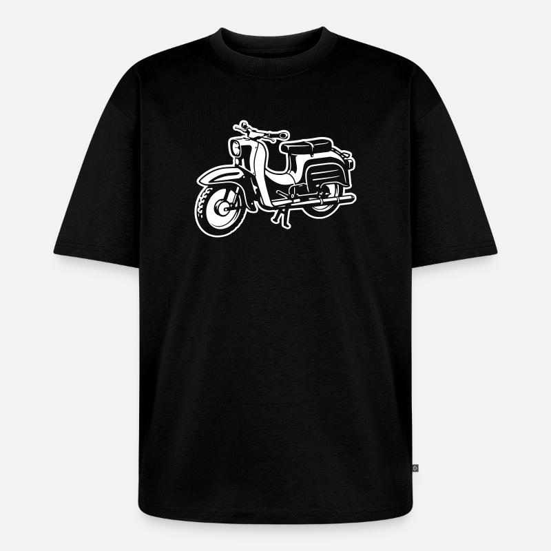 Schwalbe - Image différente - T-shirt Premium bio oversize Unisexe - noir