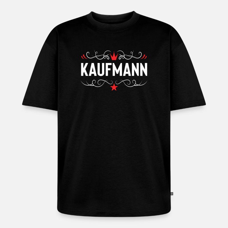 Kaufmann Beruf - Unisex Premium Oversized Bio T-Shirt - Schwarz