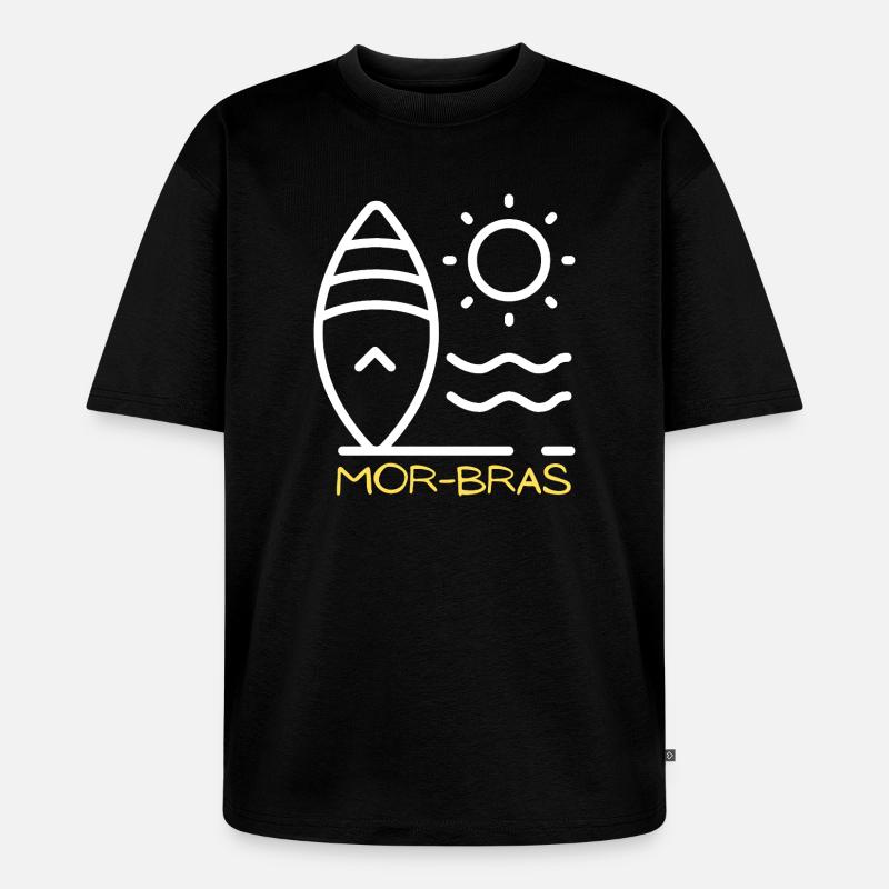 Mor BHs - Unisex Premium Oversized Bio T-Shirt - Schwarz