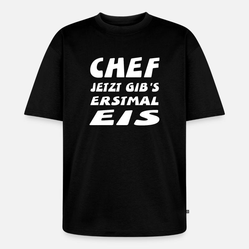 Chef - Unisex Premium Oversized Bio T-Shirt - Schwarz