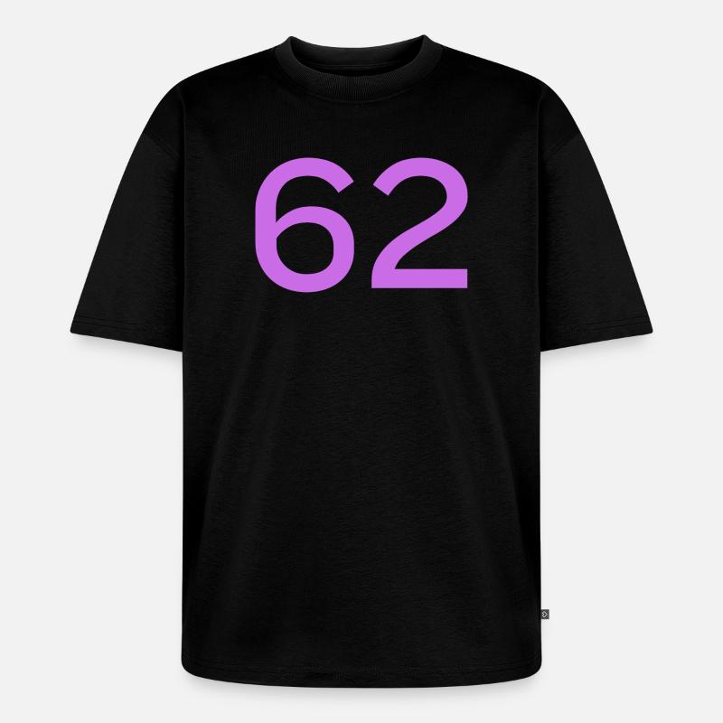 62 - Unisex Premium Oversized Bio T-Shirt - Schwarz